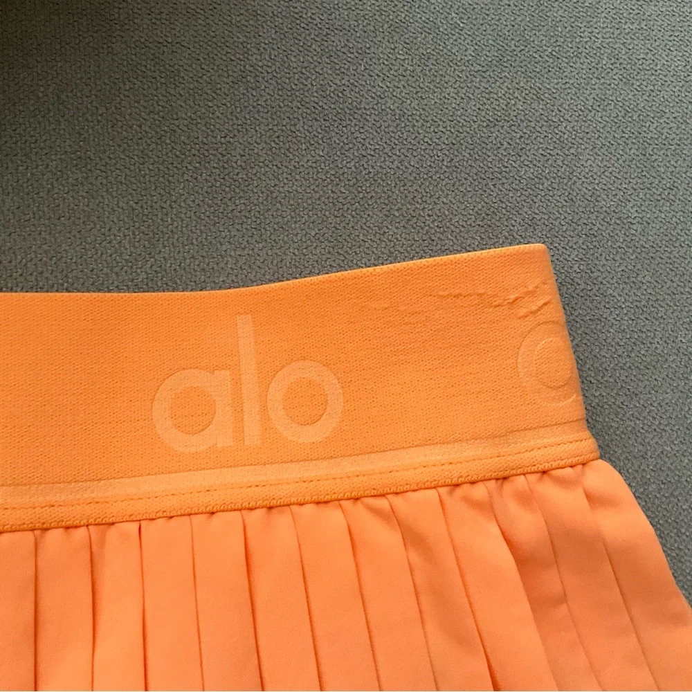 Alo Yoga Aces Tennis Skirt Cantaloupe S